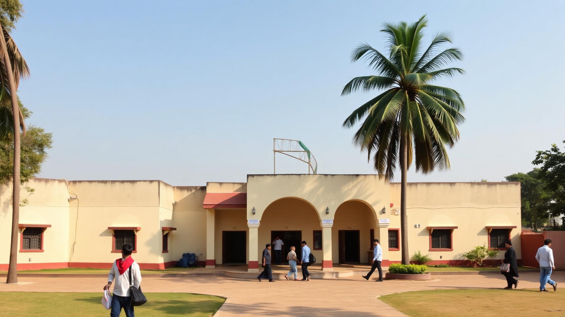 Campus building of Shri Sant Gadgebaba Mahavidyalaya, Kapashi